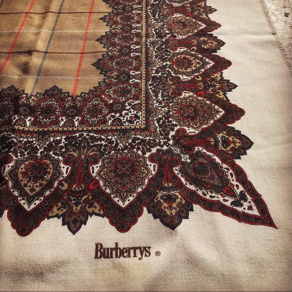Burberry and Paisley Scarf/Wrap